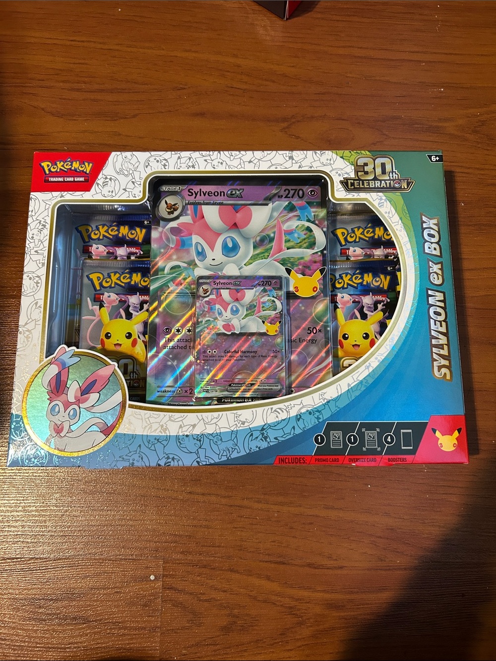 Pokemon Sylveon ex Box – Pink Collector’s Trading Card Set